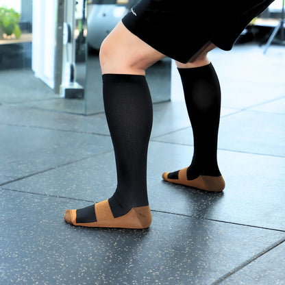 Medias de Compresión con Infusión de Cobre